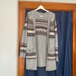 Maurice’s long cardigan sweater